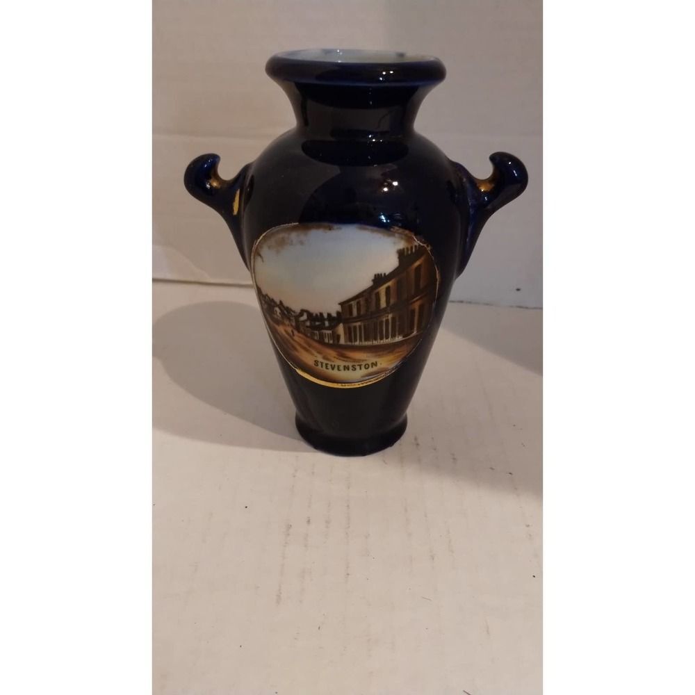 Stevenston 5 1/4" Cobalt Blue Vase Made in Germany
